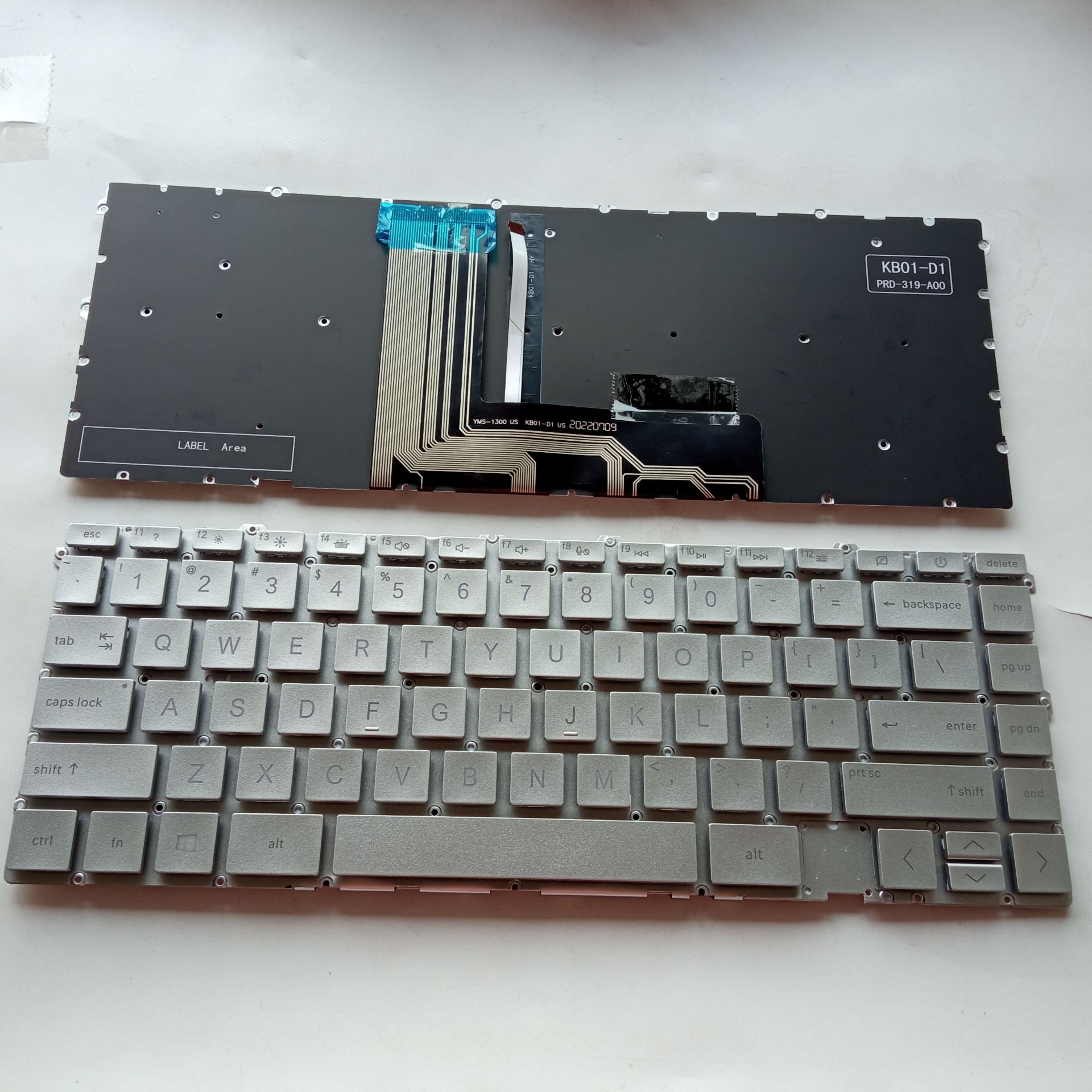 Picture of New Replacement Laptop Keyboard For HP 15-EP/TPN-Q237 SILVER Backlit (OEM) US Layout
